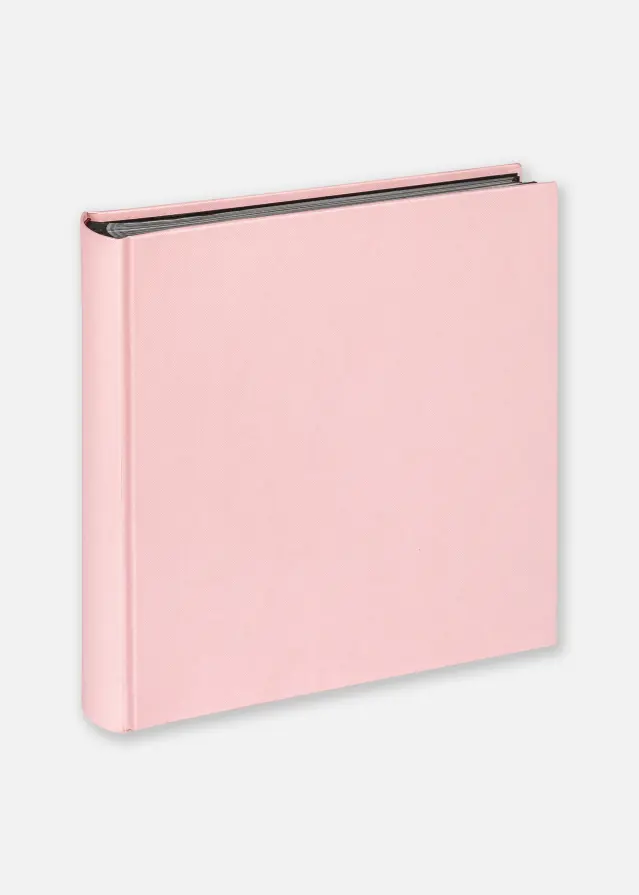 Fun Babyalbum Rosa - 30x30 cm (100 Sorte Sider/50 blade)