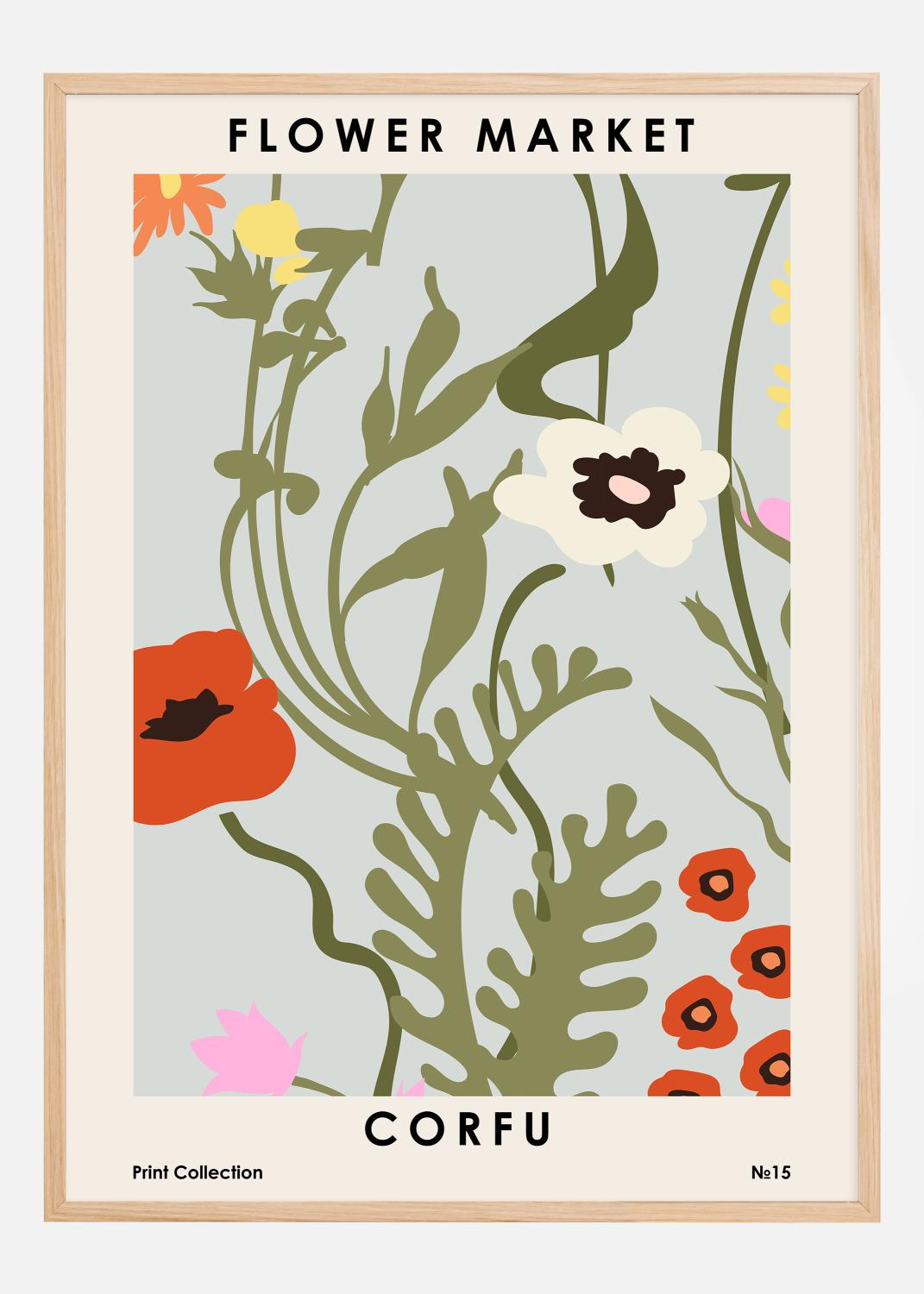 Product Image for Flower Market Corfu Plakat (70x100 cm)