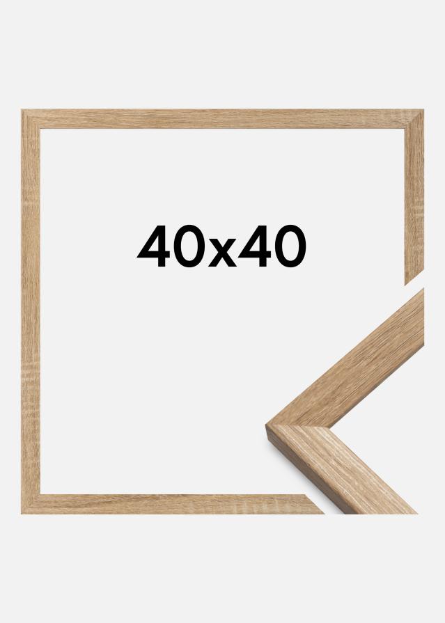 Ramme Fiorito Lys Eg 40x40 cm