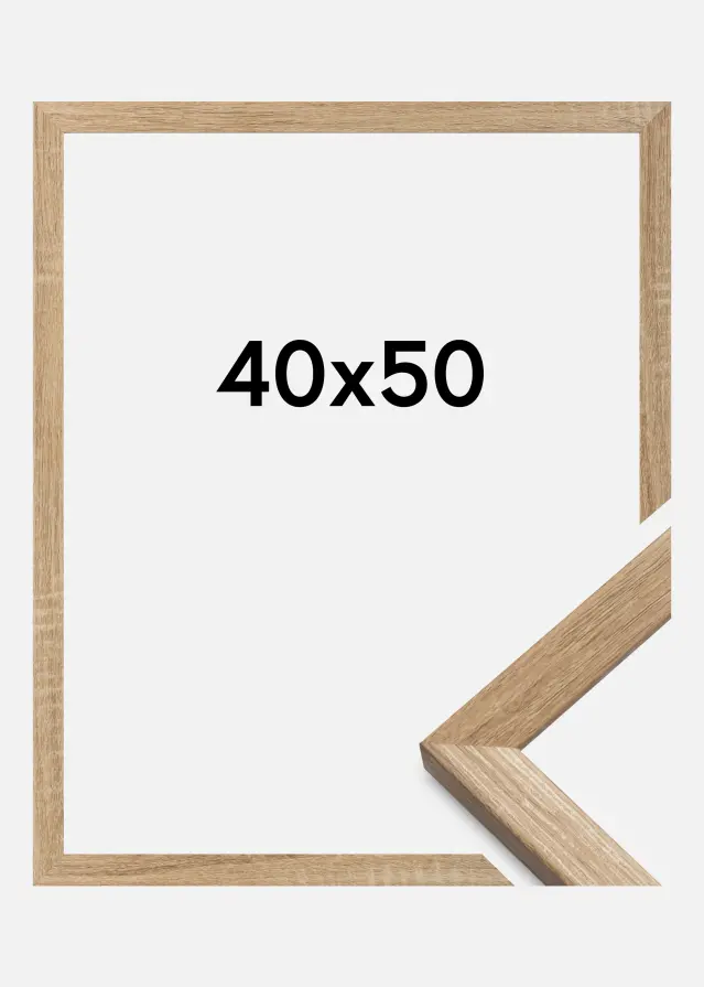 Ramme Fiorito Lys Eg 40x50 cm