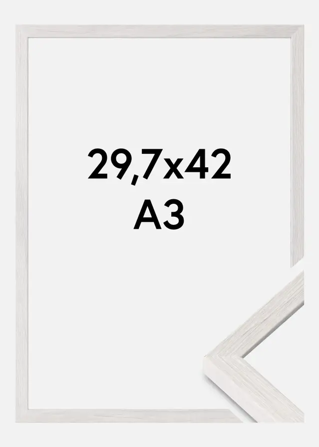 Ramme Ares Akrylglas White Oak 29,7x42 cm (A3)