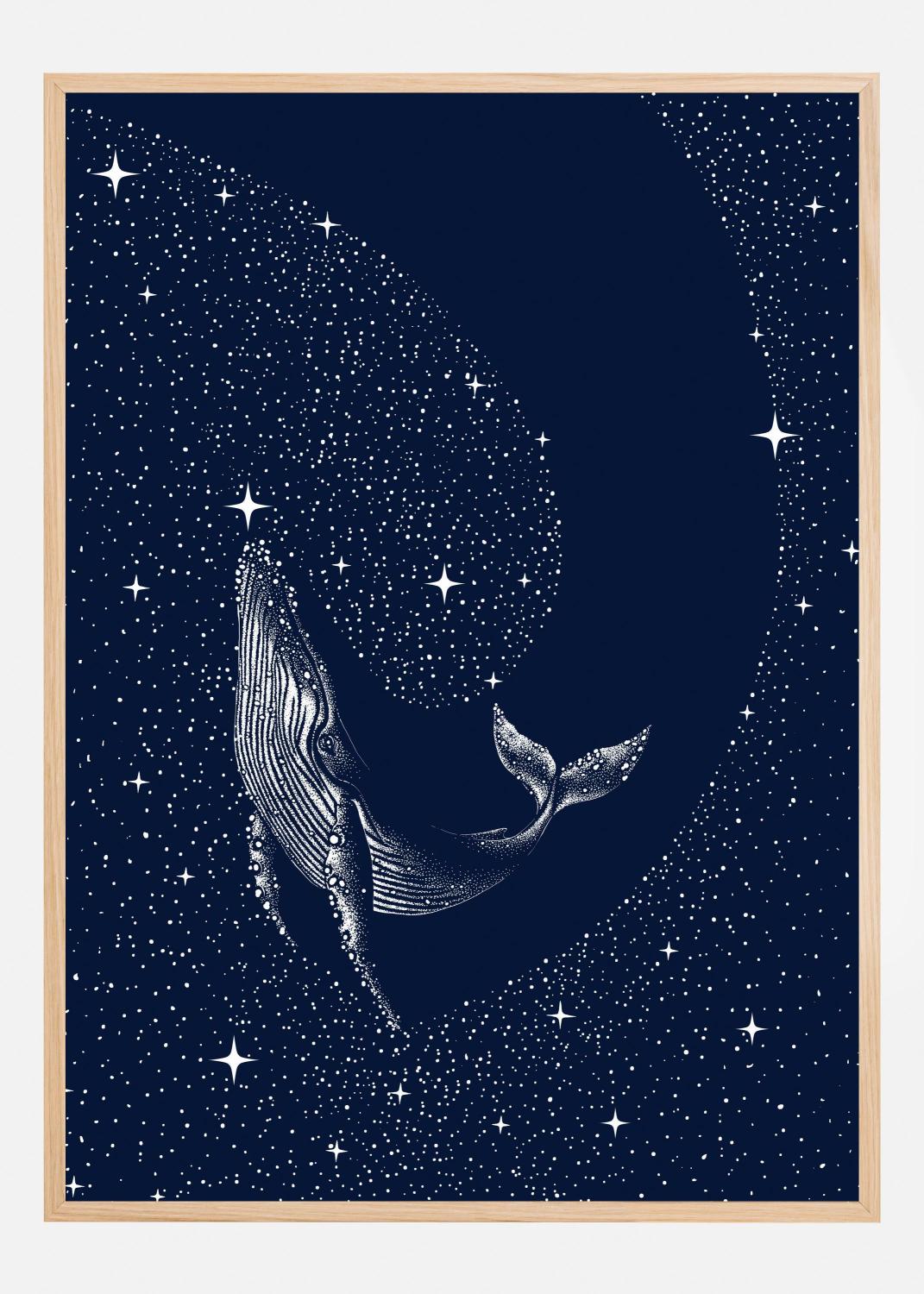 Product Image for Starry Whale Plakat (21x29.7 cm (A4))
