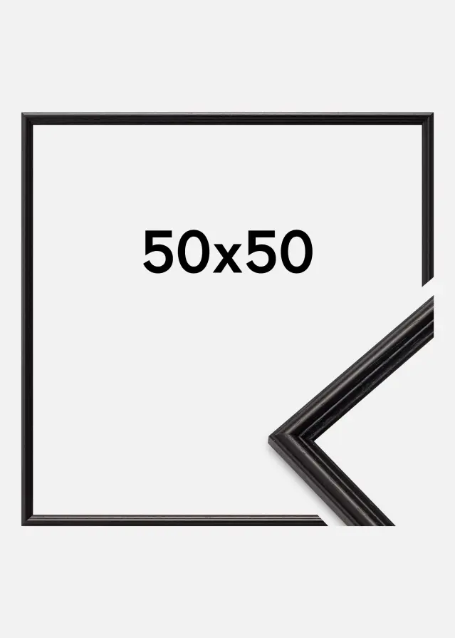 Ramme Horndal Akrylglas Sort 50x50 cm