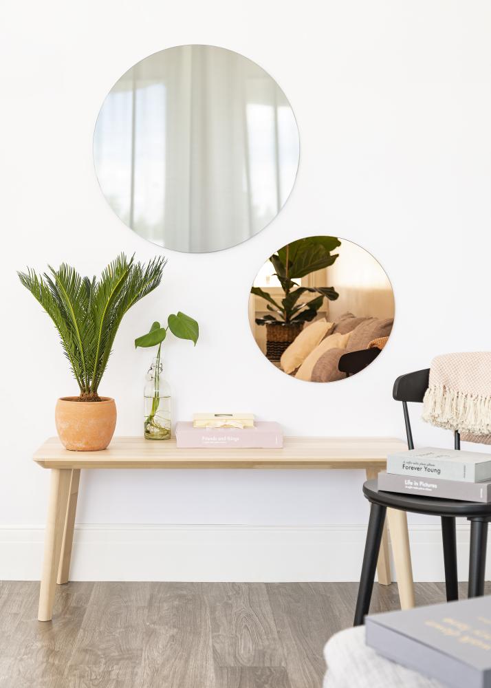KAILA Rundt Spejl Rose Gold 110 cm Ø