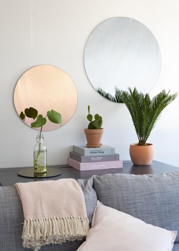KAILA Rundt Spejl Rose Gold 110 cm Ø