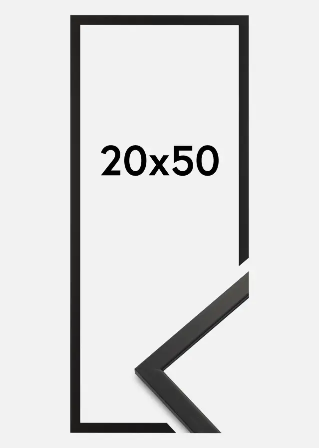 Ramme Edsbyn Sort 20x50 cm