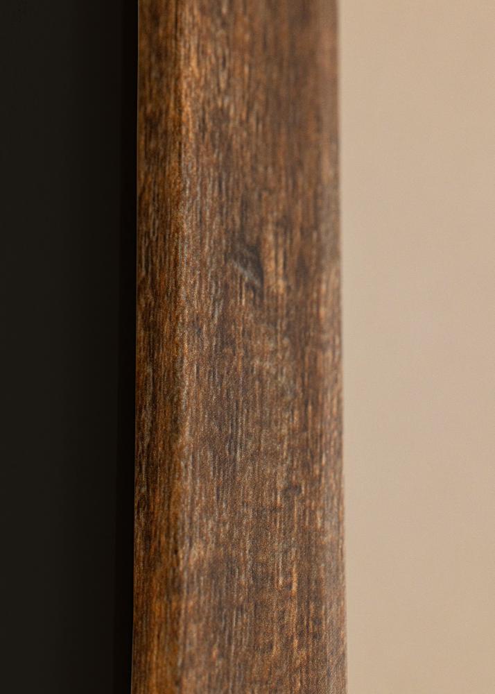 Ramme Fiorito Washed Oak 60x80 cm - Passepartout Sort 50x60 cm