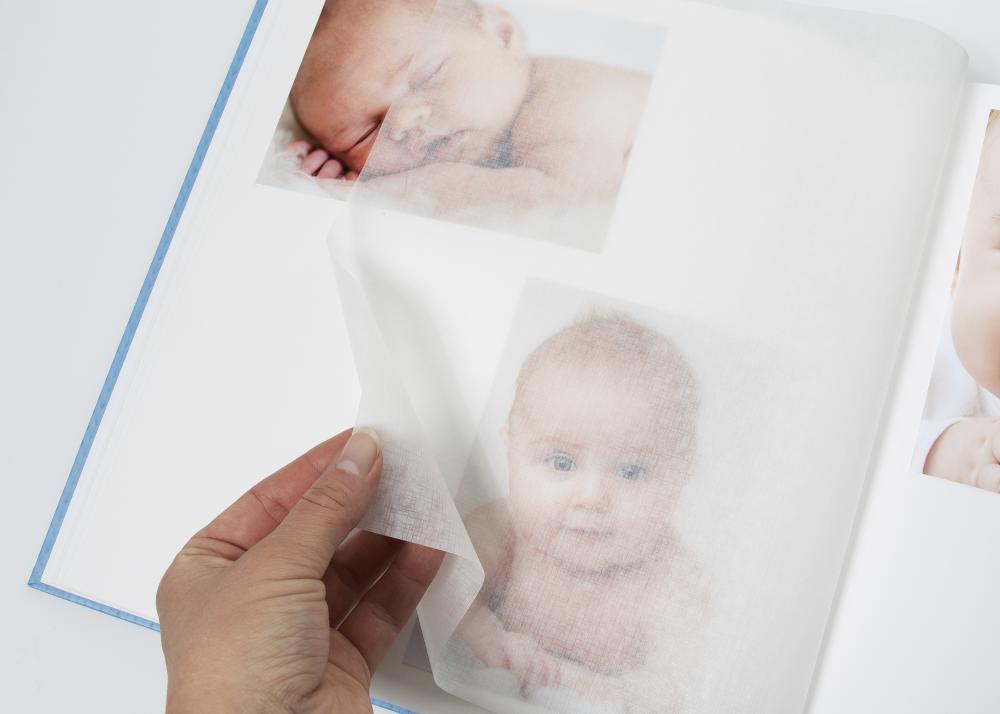 Estrella Babyalbum Blå - 28x30,5 cm (50 Hvide sider / 25 blade)