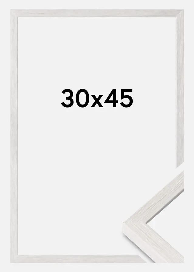Ramme Ares Akrylglas White Oak 30x45 cm