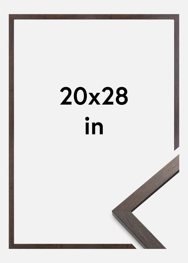 Ramme Trendy Akrylglas Valnød 20x28 inches (50,8x71,12 cm)
