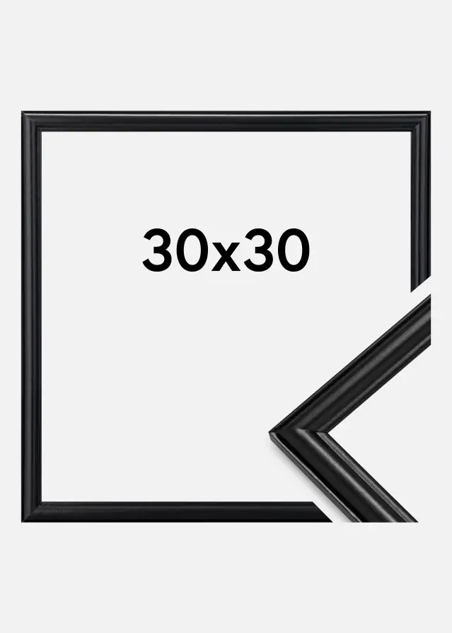 Ramme Line Sort 30x30 cm