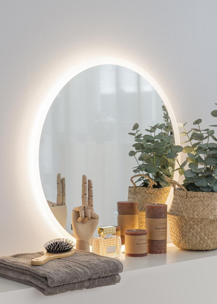 KAILA Spejl Frost LED 60 cm Ø