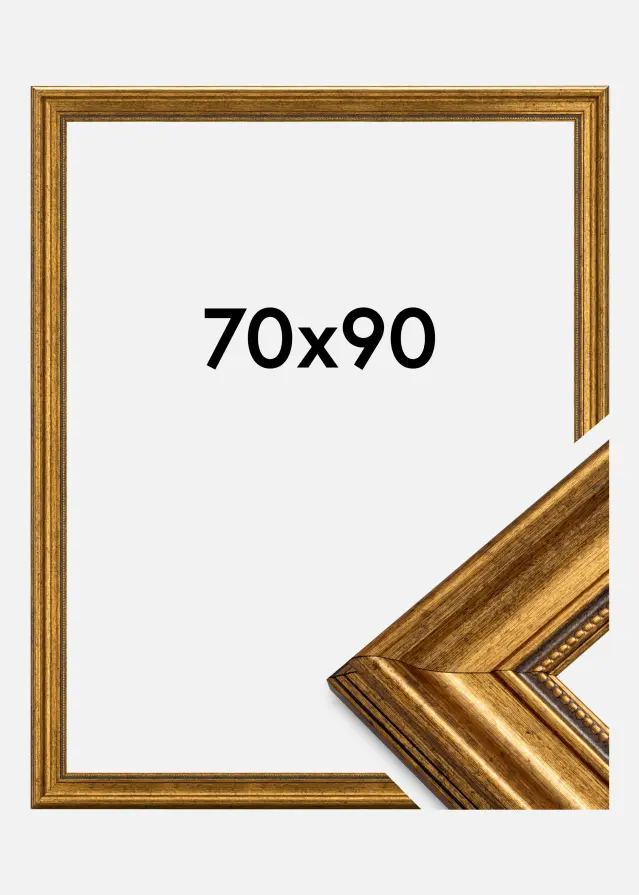 Ramme Rokoko Akrylglas Guld 70x90 cm