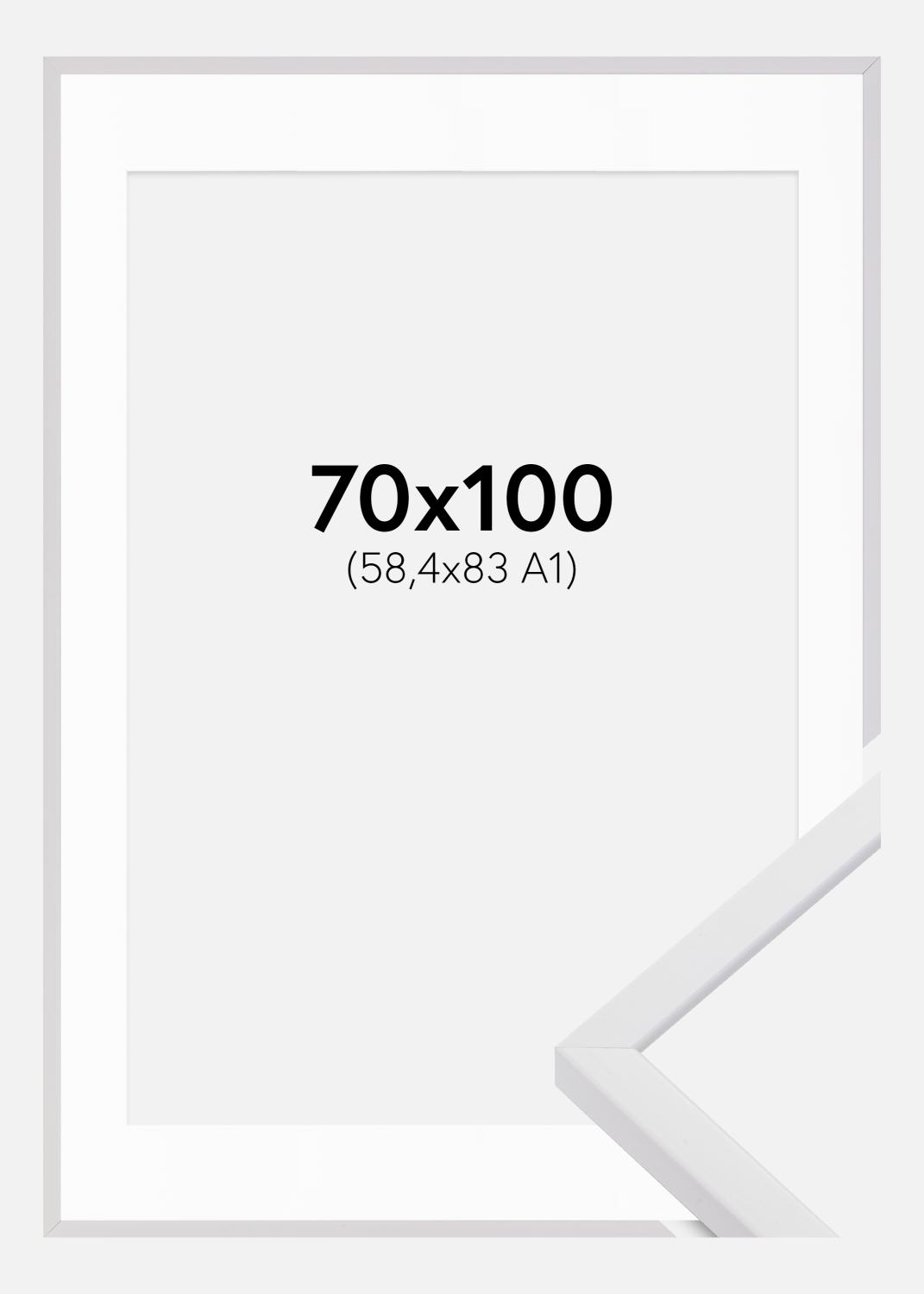Product Image for Ramme E-Line Wide Hvid 70x100 cm - Passepartout Hvid 59,4x84 cm (A1)