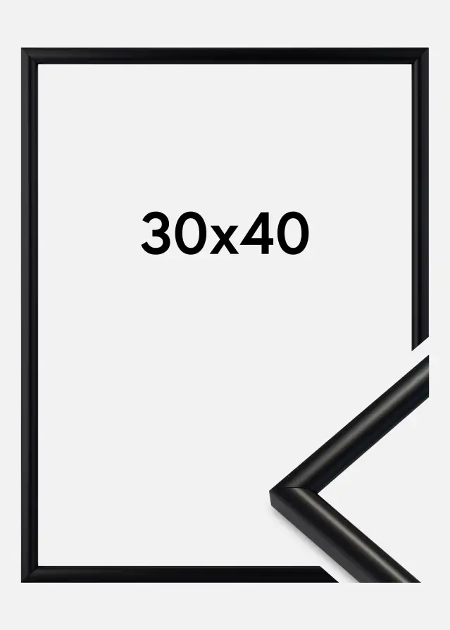 Ramme Newline Sort 30x40 cm