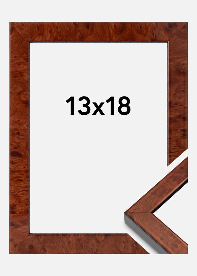 Ramme Hermes Akrylglas Burr Walnut 13x18 cm