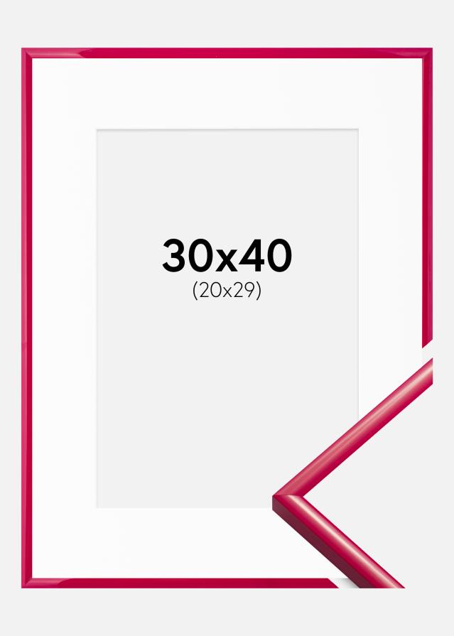 Ramme New Lifestyle Rose 30x40 cm - Passepartout Hvid 21x30 cm
