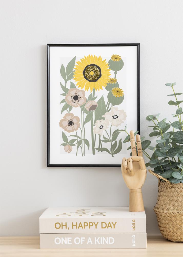 Ramme Hipster Sort 60x80 cm