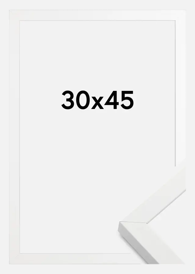 Ramme Amanda Box Hvid 30x45 cm