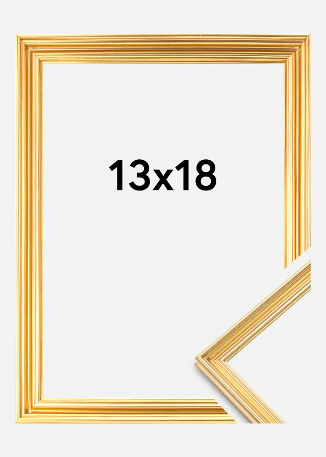 Ramme Verona Guld 13x18 cm