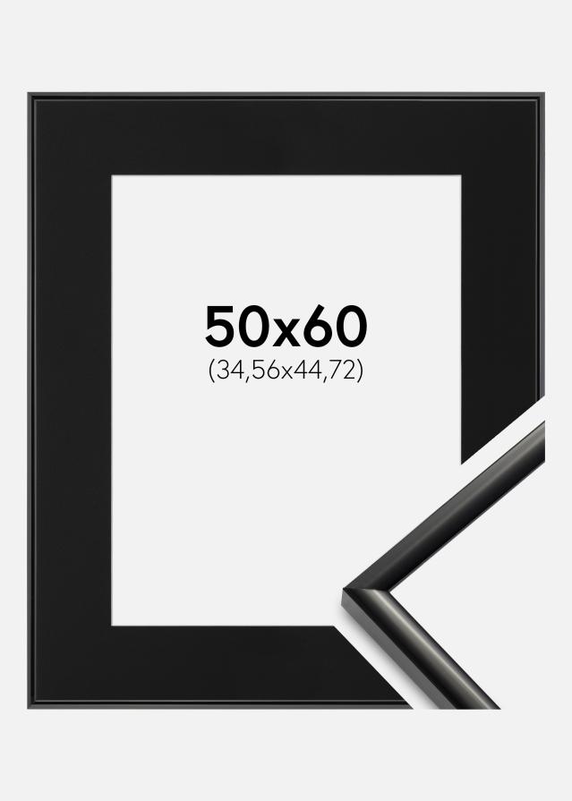 Ramme New Lifestyle Sort 50x60 cm - Passepartout Sort 14x18 inches