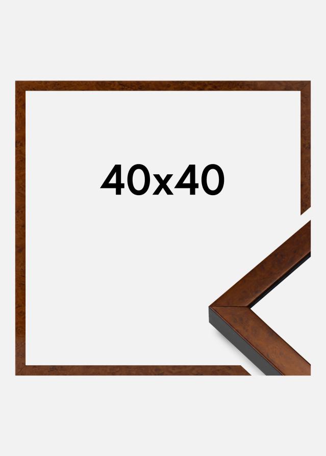Ramme Ares Akrylglas Burr Walnut 40x40 cm