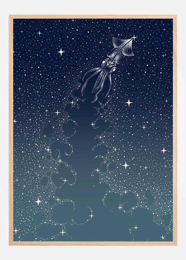 Star Inker Turquoise Plakat