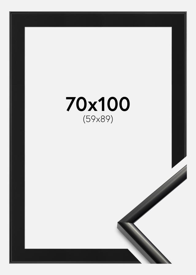 Ramme New Lifestyle Sort 70x100 cm - Passepartout Sort 60x90 cm