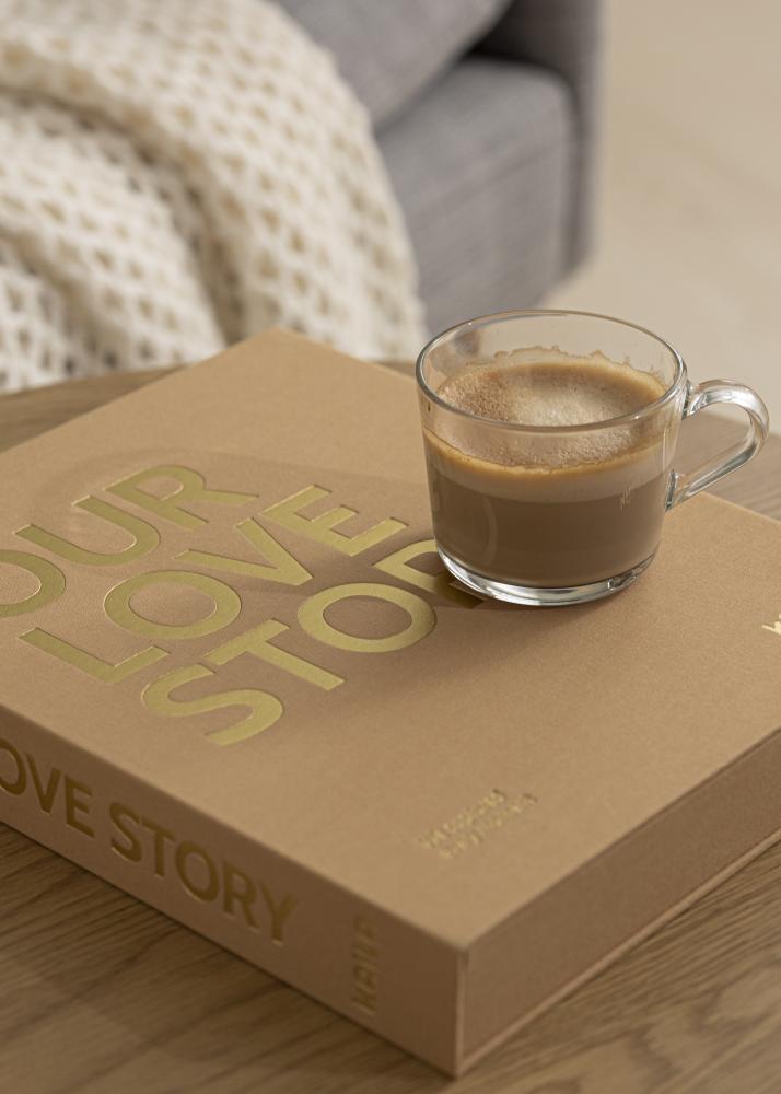 KAILA OUR LOVE STORY Manilla - Coffee Table Photo Album (60 Sorte Sidere)