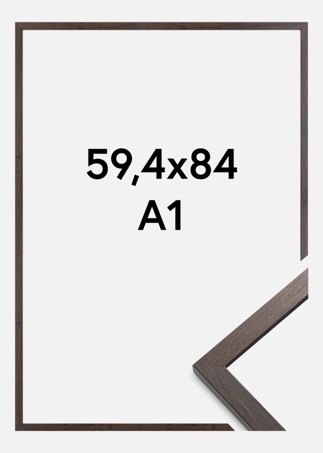 Ramme Trendy Akrylglas Valnød 59,4x84 cm (A1)