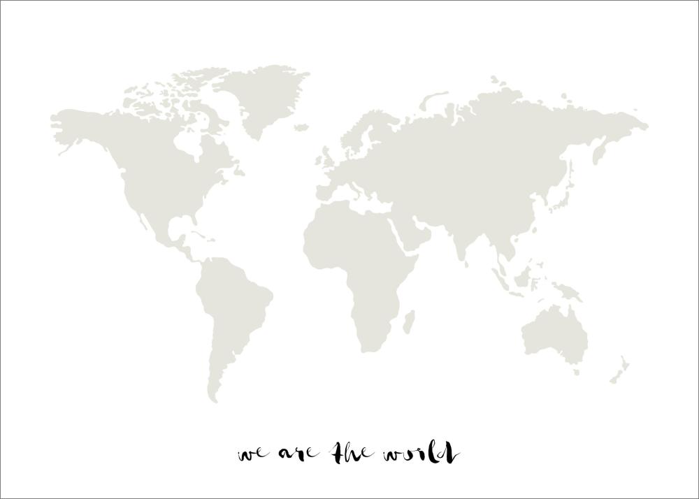 We are the world - tåget grå