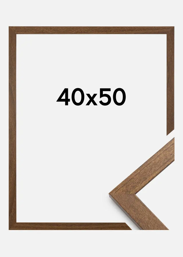 Ramme Stilren Akrylglas Warm Brown 40x50 cm