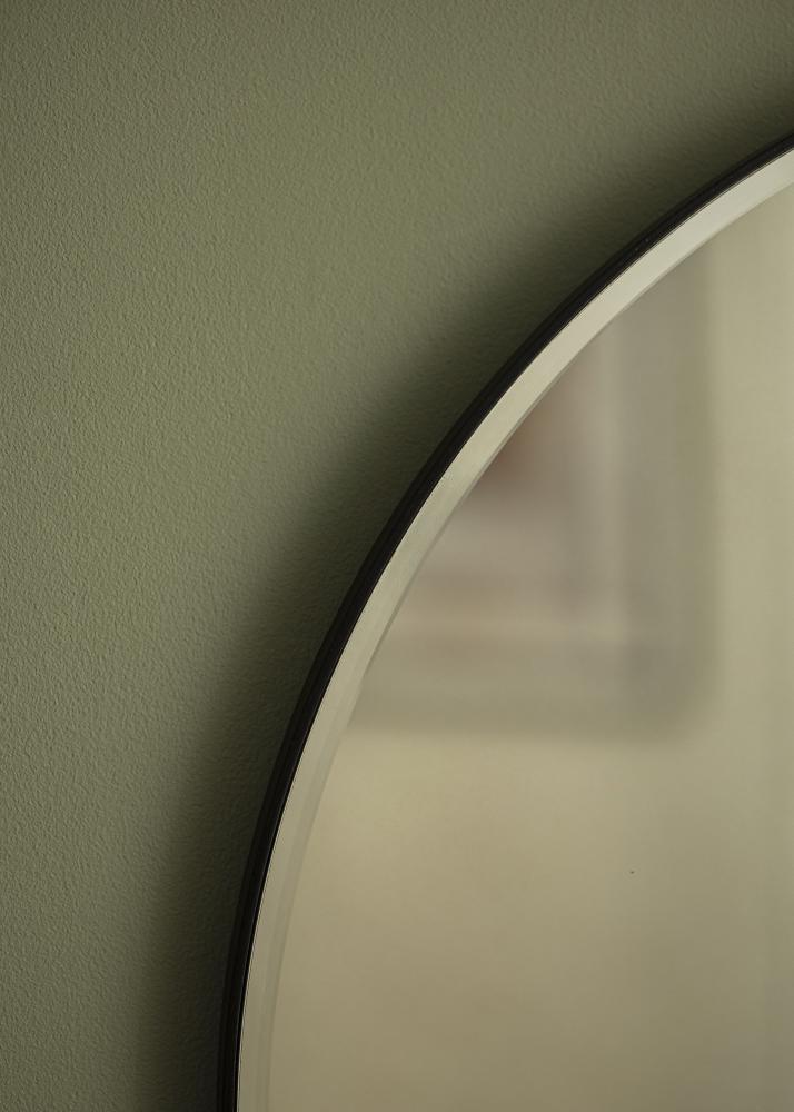 Spejl Premium Black Circle 60 cm Ø