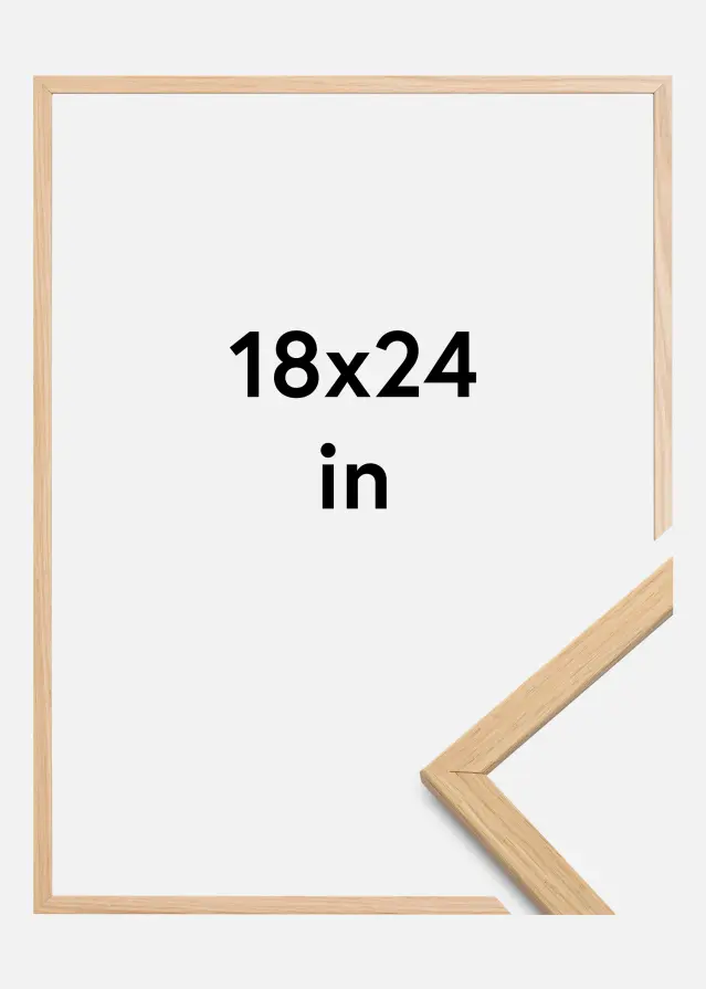Ramme Edsbyn Akrylglas Eg 18x24 inches (45,7x60,9 cm)