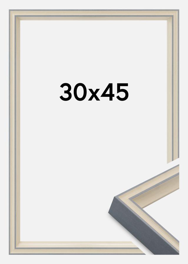 Ramme Riga Akrylglas Grå 30x45 cm