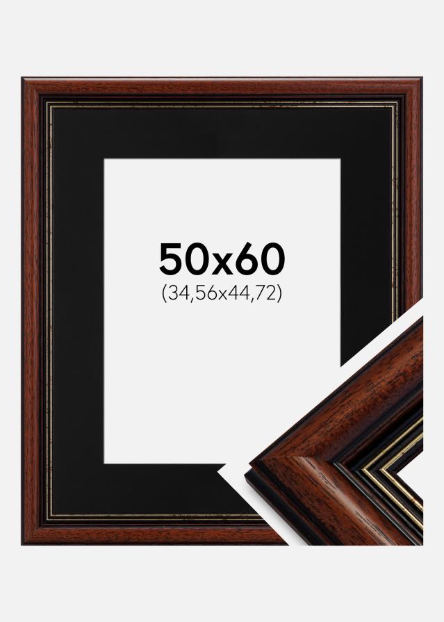 Ramme Old Retro 50x60 cm - Passepartout Sort 14x18 inches