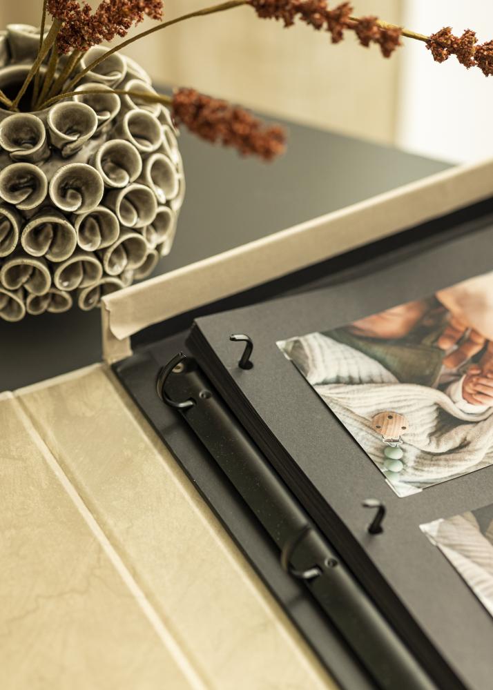 Albumark til KAILA Coffee Table Photo Album - 30 stk Sorte