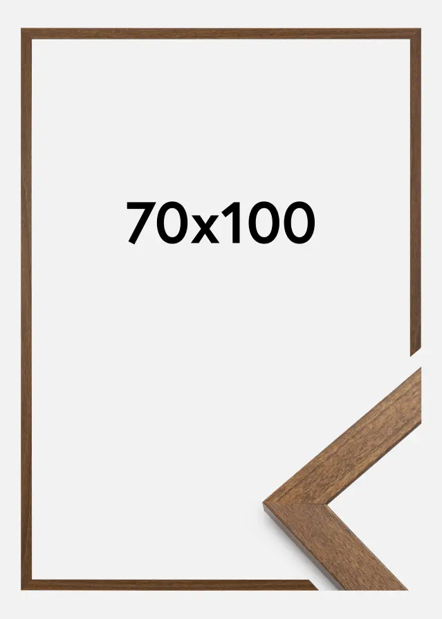 Ramme Stilren Akrylglas Warm Brown 70x100 cm
