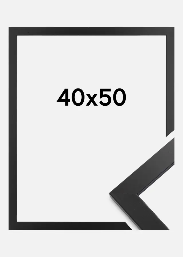Ramme Black Wood Akrylglas 40x50 cm