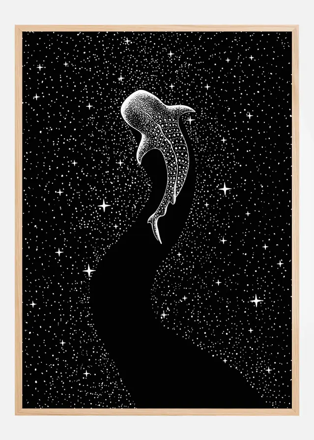 Star Eater Square (Black Version) Plakat