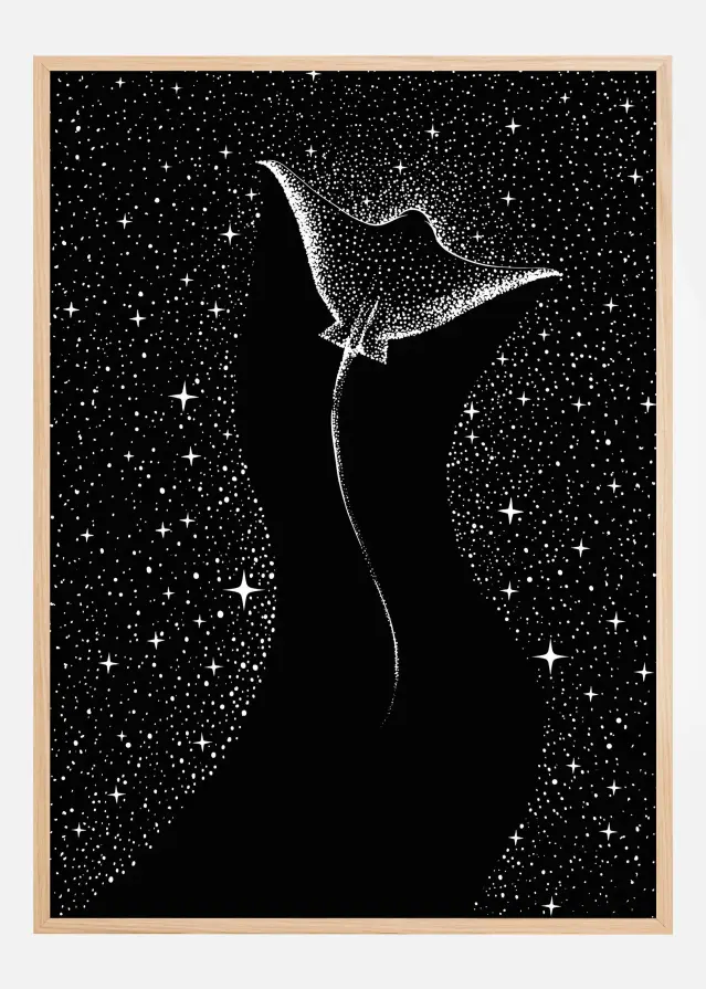 Star Collector (Black Version) Plakat