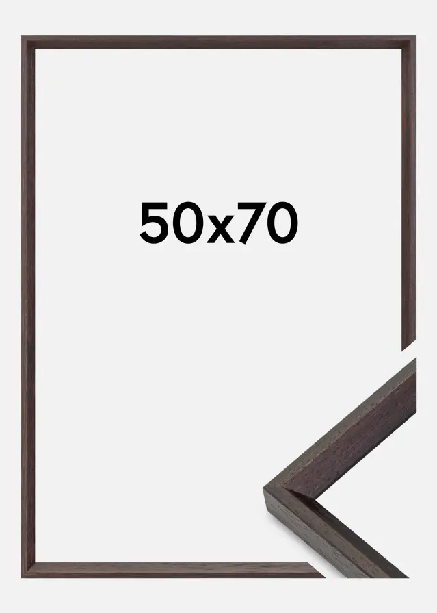 Ramme Globe Akrylglas Espresso 50x70 cm
