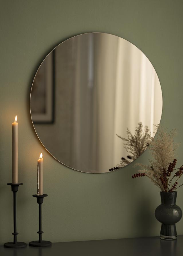 KAILA Rundt Spejl Dark Bronze 60 cm Ø
