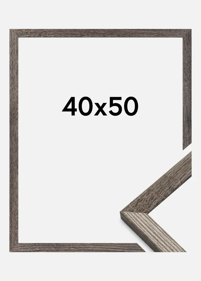 Ramme Fiorito Valnød 40x50 cm