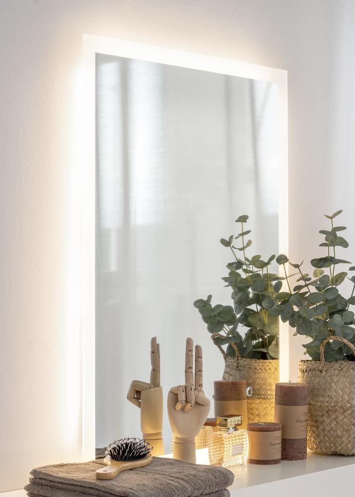 KAILA Spejl Rectangle II LED 60x80 cm