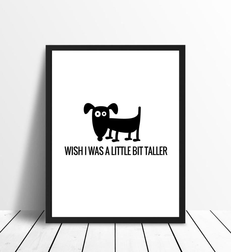Hund Little Plakat