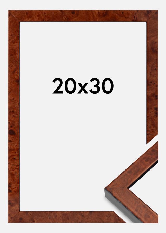 Ramme Hermes Akrylglas Burr Walnut 20x30 cm