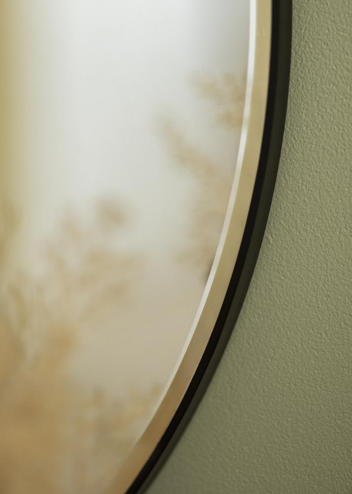 Spejl Premium Black Circle 60 cm Ø