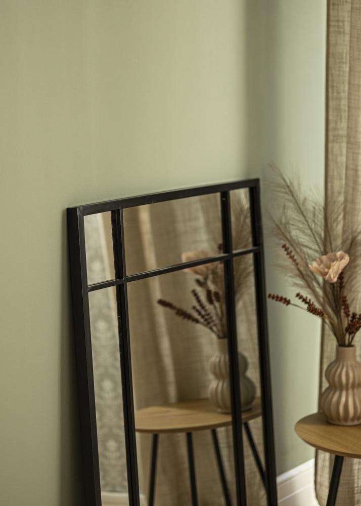 Spejl Window Sort 70x100 cm