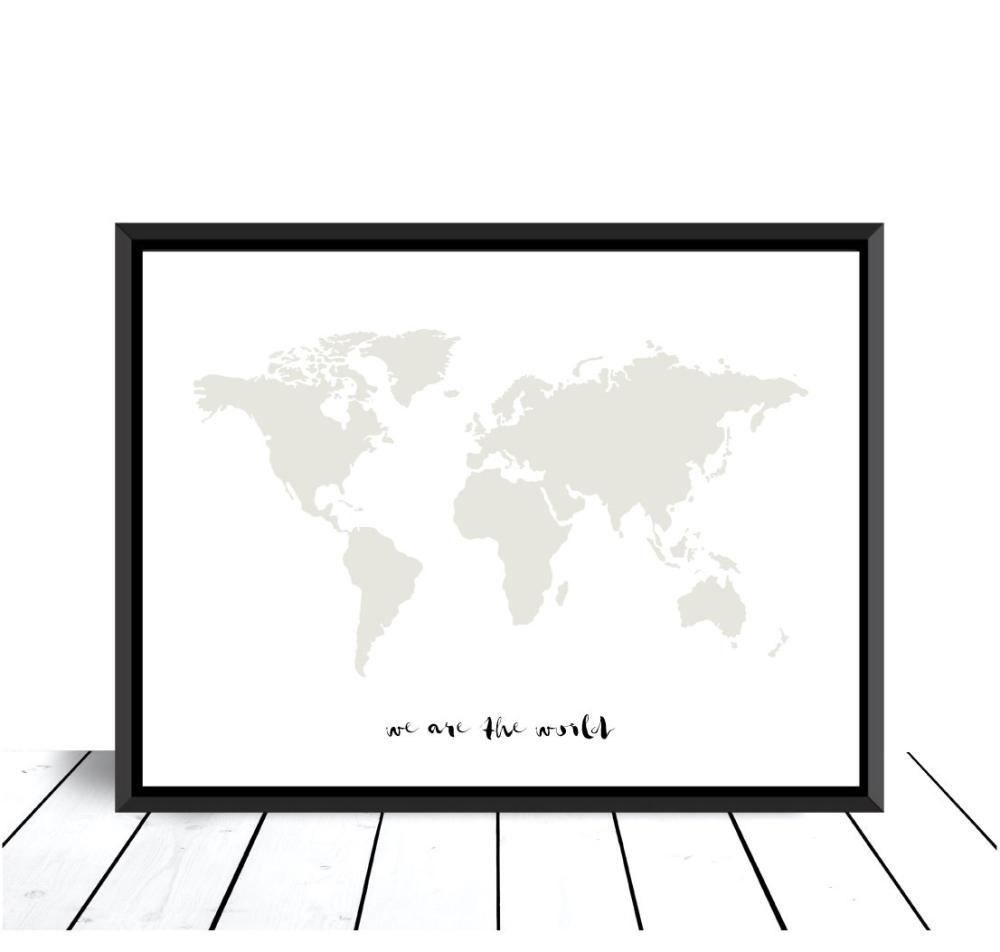 We are the world - tåget grå